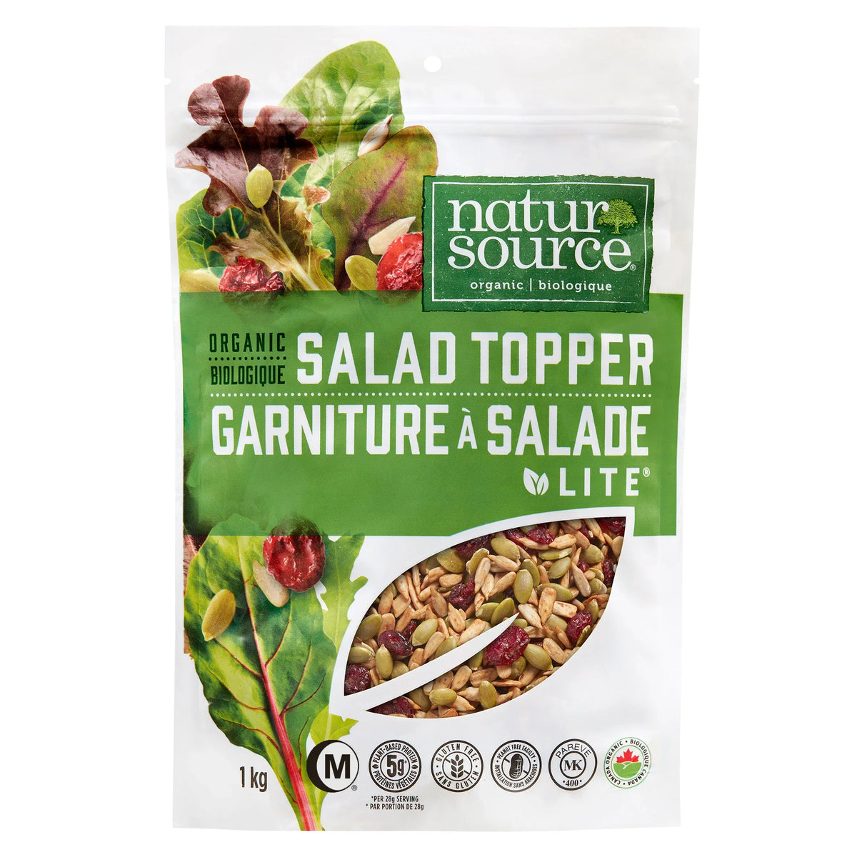 NaturSource 有機 Salad Topper Lite 沙律果仁籽混合配料 (1kg) | 海外代購-Food-FIT MART 香港智能健康及運動生活用品專門店：筋膜槍、瑜伽輔助工具、智能健身設備