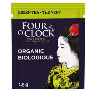 Four O'Clock 有機綠茶 茶包裝 (60包／90g) 產品圖片 2－Fitmart 加拿大直送健康選品