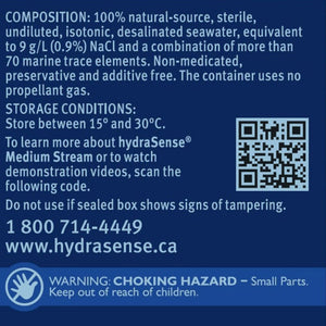 hydraSense 中流量天然海水洗鼻噴霧 (210mL x 2瓶) | 海外代購-Medicines-FIT MART 香港智能健康及運動生活用品專門店：筋膜槍、瑜伽輔助工具、智能健身設備