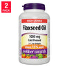 Webber Naturals 亞麻籽油 1000mg 軟膠囊 (210粒 x 2樽) 產品圖片 1
