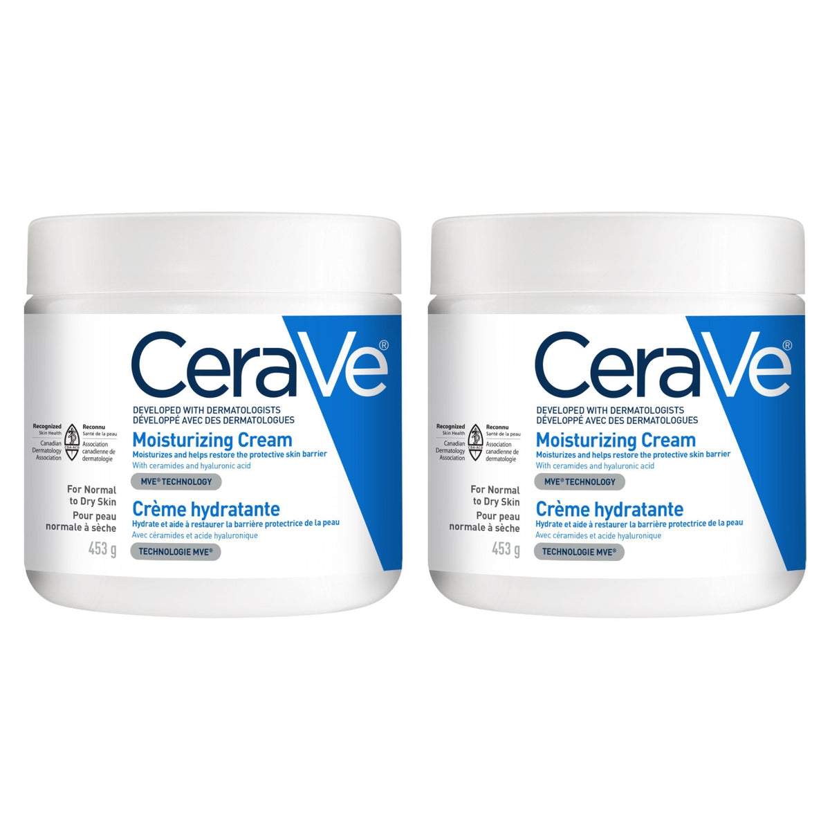 CeraVe 長效保濕修護霜 (453g x 2罐) 產品圖片 3－Fitmart 加拿大直送健康選品