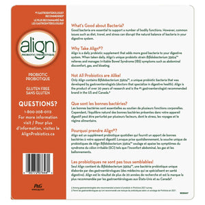 align Probiotic Supplement 益生菌補充劑 (77 粒裝) | 海外代購-Supplements-FIT MART 香港智能健康及運動生活用品專門店：筋膜槍、瑜伽輔助工具、智能健身設備