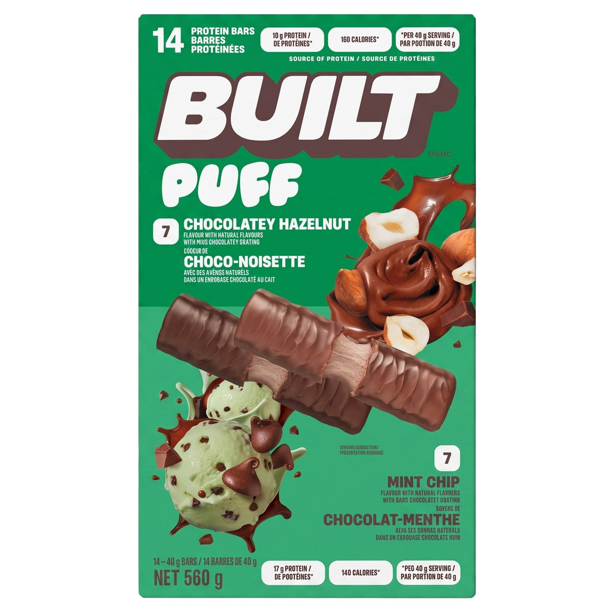 Built 蛋白棒雜錦 (40g)｜Fitmart 加拿大直送-Supplements-FIT MART 香港智能健康及運動生活用品專門店：筋膜槍、瑜伽輔助工具、智能健身設備