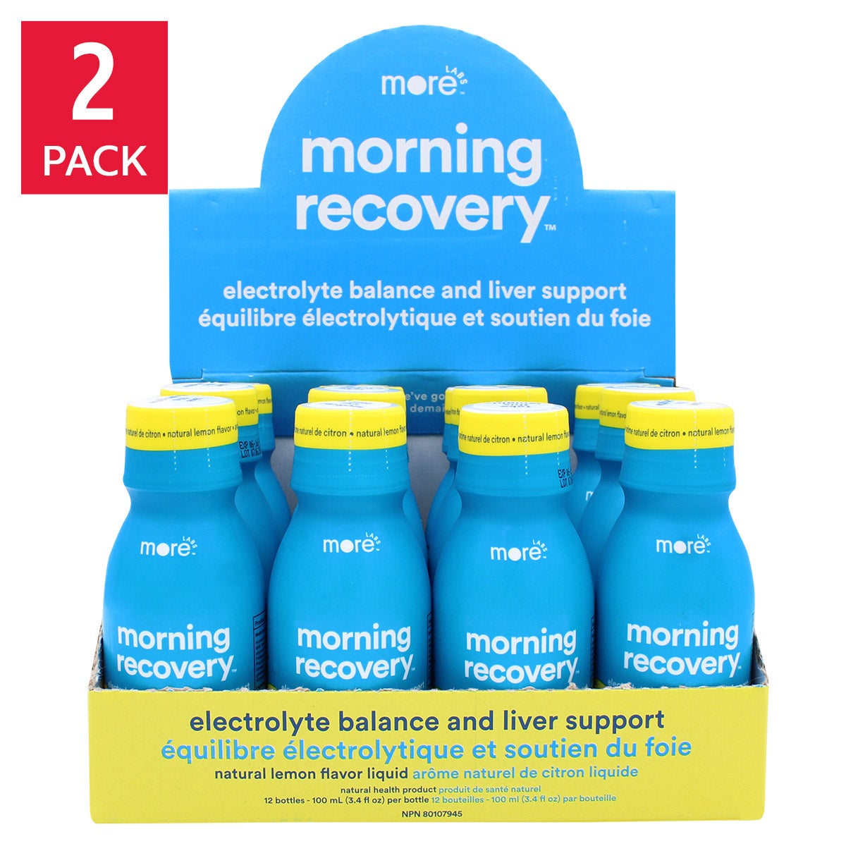 more LABS Morning Recovery 電解質 + 護肝飲品 (100mL x 24樽)-Supplements-FIT MART 香港智能健康及運動生活用品專門店：筋膜槍、瑜伽輔助工具、智能健身設備