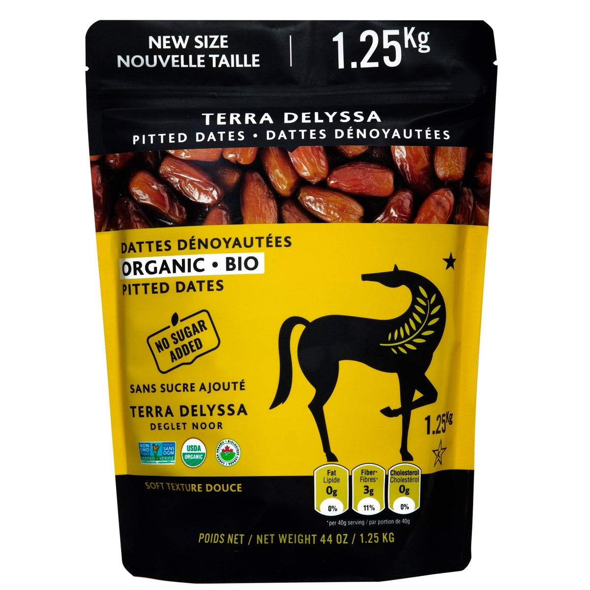 Terra Delyssa 有機 Deglet Noor 無核椰棗 無添加糖 (1.25kg) 產品圖片 1－Fitmart 加拿大直送健康選品