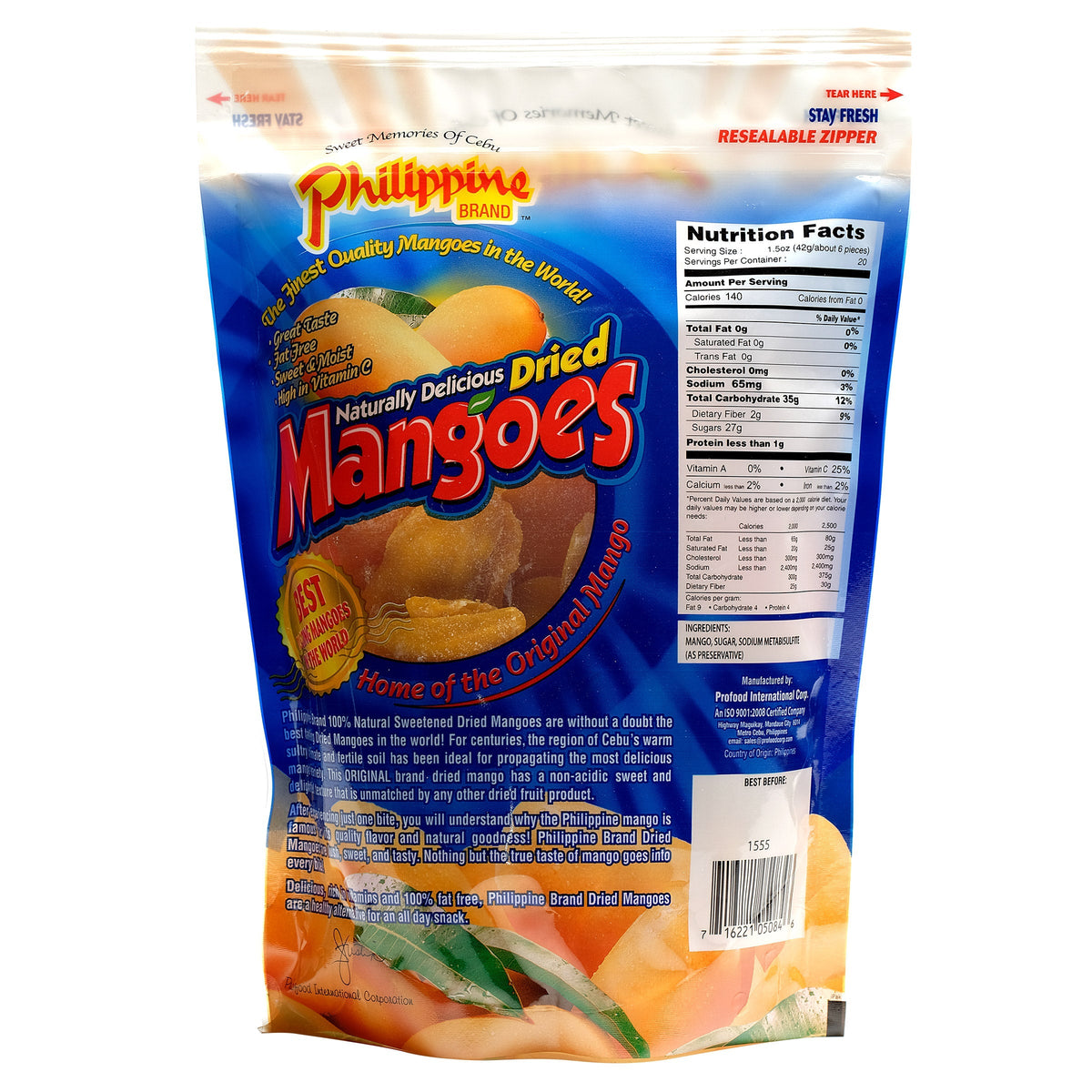 Philippine 芒果乾 (850g)｜Fitmart 加拿大直送-Food-FIT MART 香港智能健康及運動生活用品專門店：筋膜槍、瑜伽輔助工具、智能健身設備