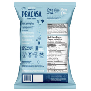 Peacasa 加拿大製鷹嘴豆脆片 海鹽＋蜜糖芥末 (128g x 6包) 產品圖片 3－Fitmart 加拿大直送健康選品