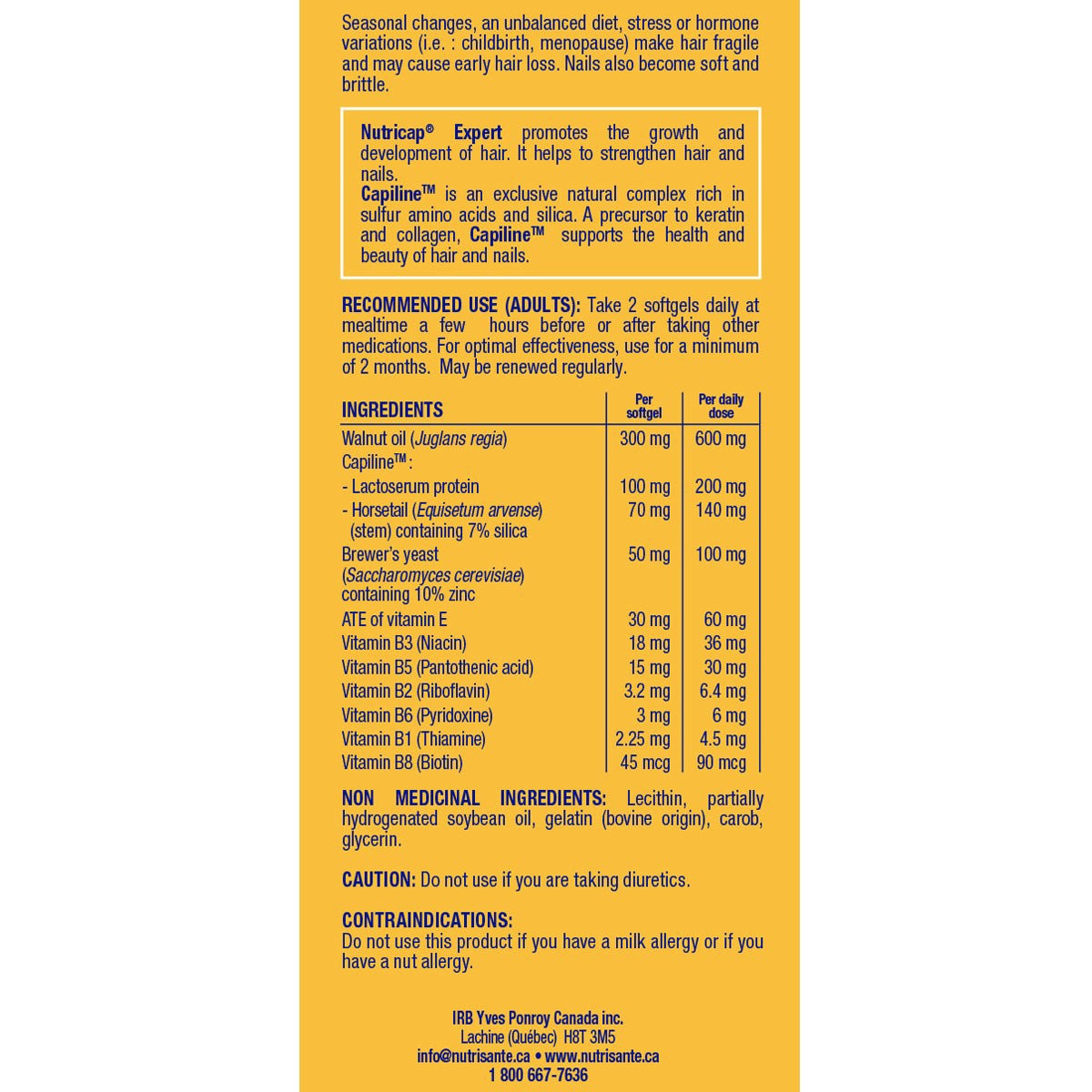 Nutricap Expert 頭髮指甲生長強韌配方 (180粒軟膠囊／90日份) | 海外代購-Supplements-FIT MART 香港智能健康及運動生活用品專門店：筋膜槍、瑜伽輔助工具、智能健身設備