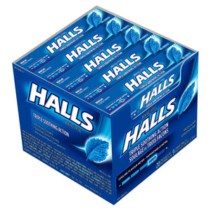 Halls Mentho-Lyptus 經典薄荷潤喉糖 (20包) | 海外代購-Medicines-FIT MART 香港智能健康及運動生活用品專門店：筋膜槍、瑜伽輔助工具、智能健身設備