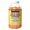 Kirkland Signature 100%野生魚油 Omega-3 EPA 180mg + DHA 120mg 腸溶軟膠囊 (400粒) 產品圖片 1