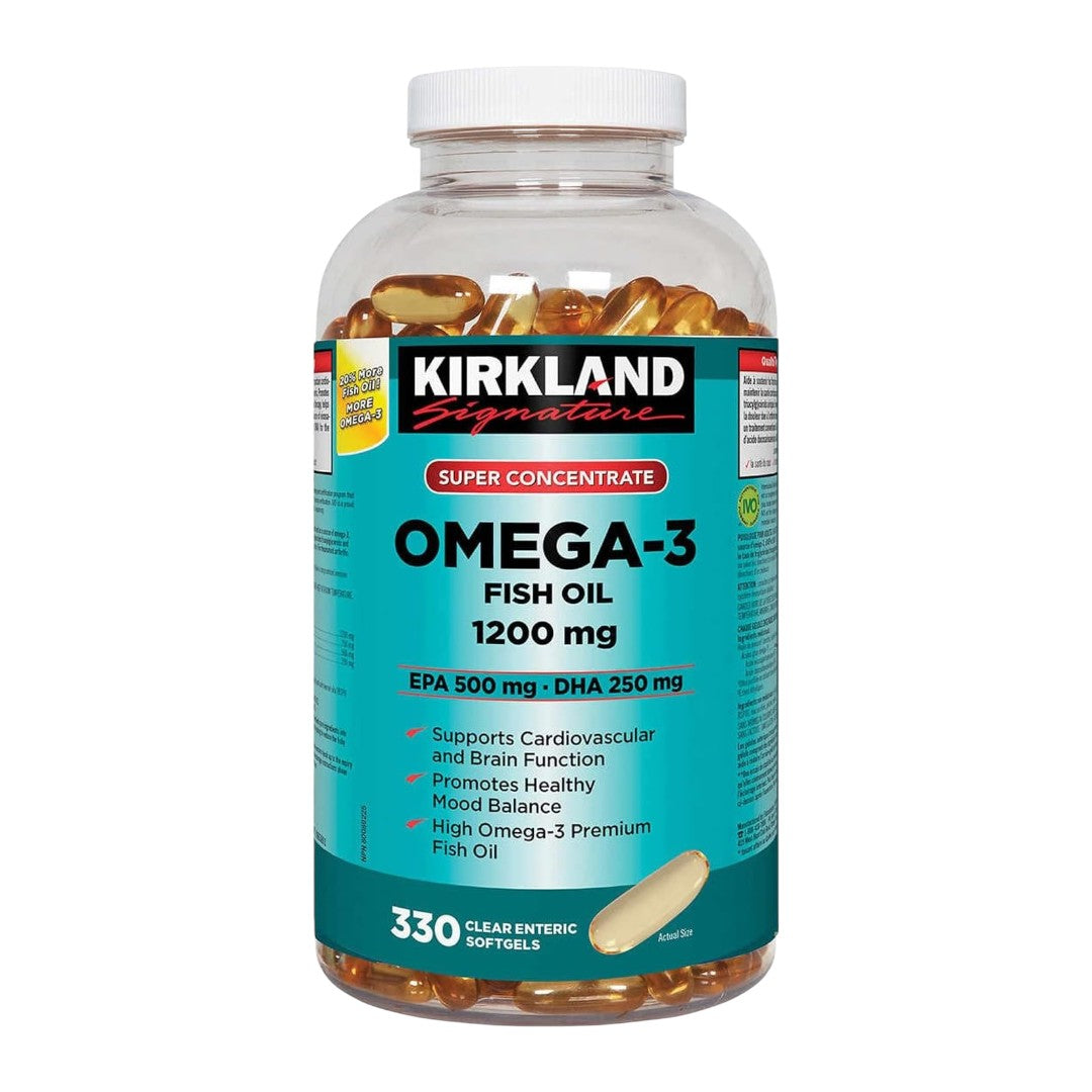 Kirkland Signature 超高濃度 Omega-3 魚油軟膠囊（330 顆裝） | 海外代購-Supplements-FIT MART 香港智能健康及運動生活用品專門店：筋膜槍、瑜伽輔助工具、智能健身設備