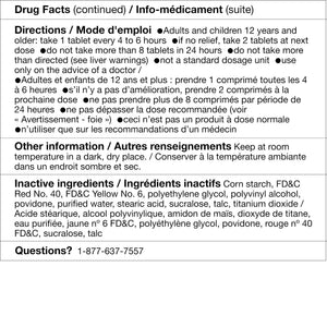 Kirkland Signature 特強撲熱息痛 500mg 止痛退燒片 (400片)-Medicines-FIT MART 香港智能健康及運動生活用品專門店：筋膜槍、瑜伽輔助工具、智能健身設備