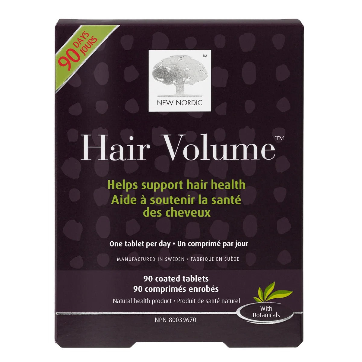 New Nordic 瑞典皇牌 Hair Volume™ 蘋果生髮片 (90粒) | 海外代購-Supplements-FIT MART 香港智能健康及運動生活用品專門店：筋膜槍、瑜伽輔助工具、智能健身設備