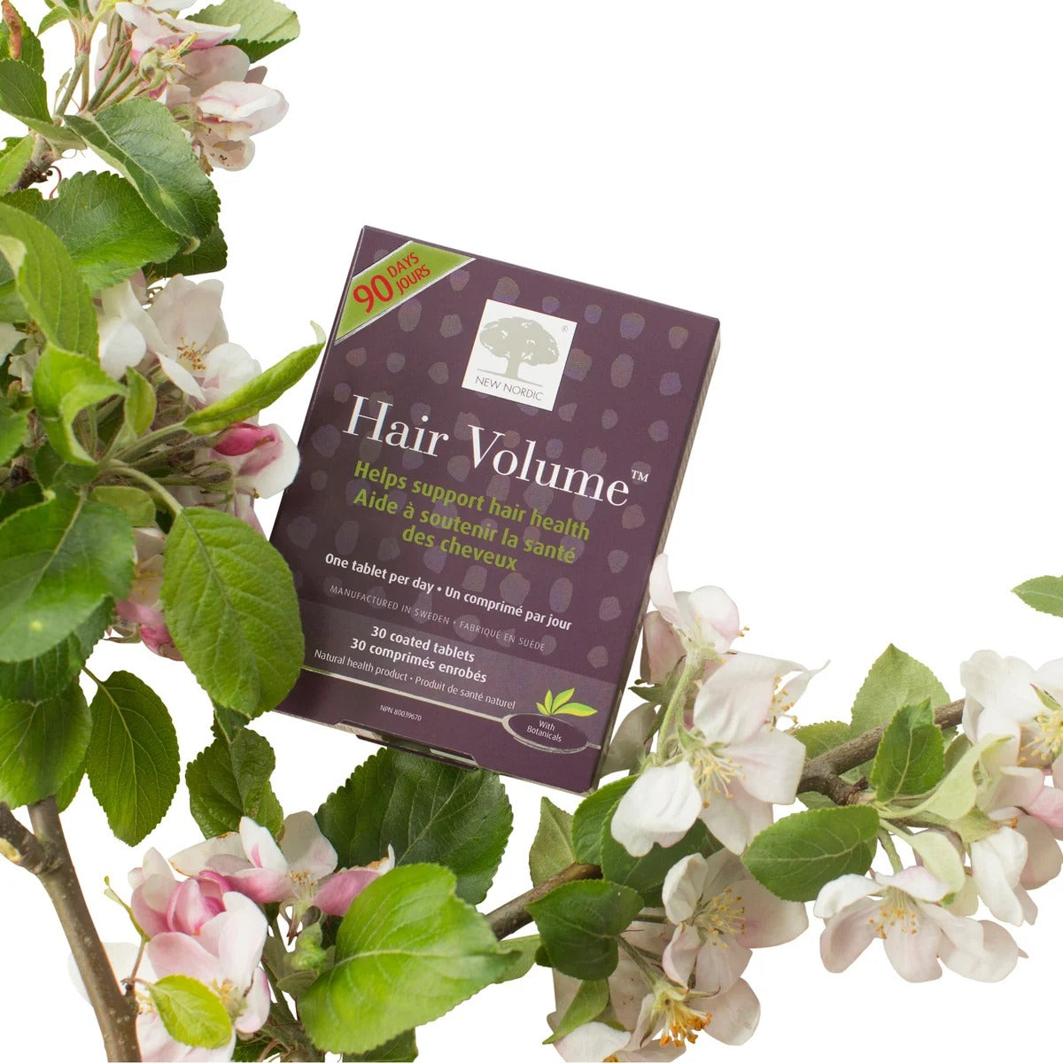 New Nordic 瑞典皇牌 Hair Volume™ 蘋果生髮片 (90粒) | 海外代購-Supplements-FIT MART 香港智能健康及運動生活用品專門店：筋膜槍、瑜伽輔助工具、智能健身設備