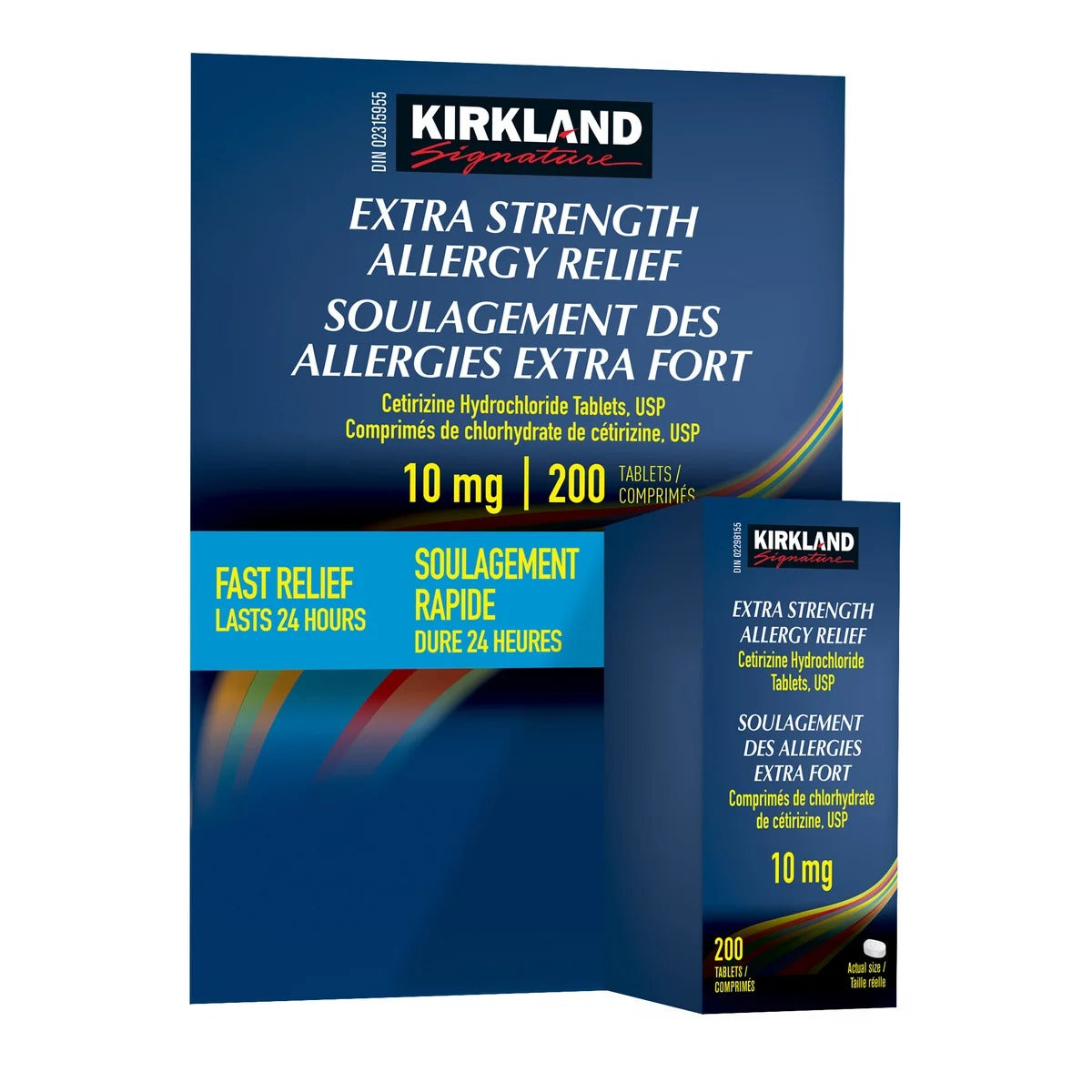Kirkland Signature Allergy Relief Extra Strength 10 mg 舒緩過敏非處方藥 (200 粒裝) | 海外代購-Supplements-FIT MART 香港智能健康及運動生活用品專門店：筋膜槍、瑜伽輔助工具、智能健身設備