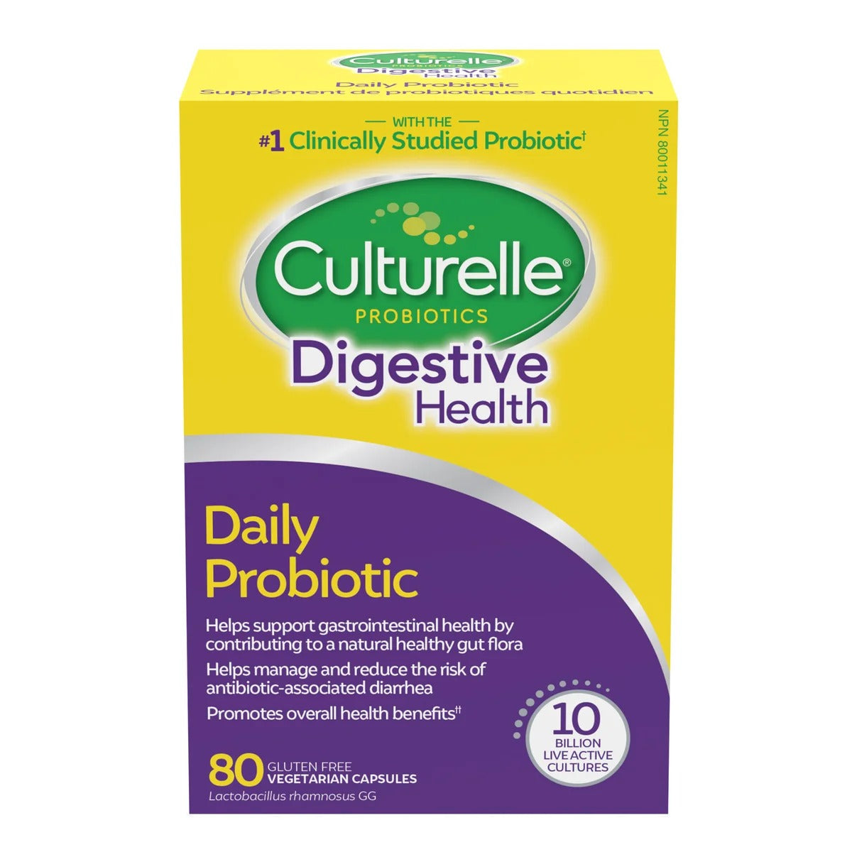 Culturelle 成人每日益生菌 100億菌株 (80粒 植物膠囊) | 海外代購-Supplements-FIT MART 香港智能健康及運動生活用品專門店：筋膜槍、瑜伽輔助工具、智能健身設備