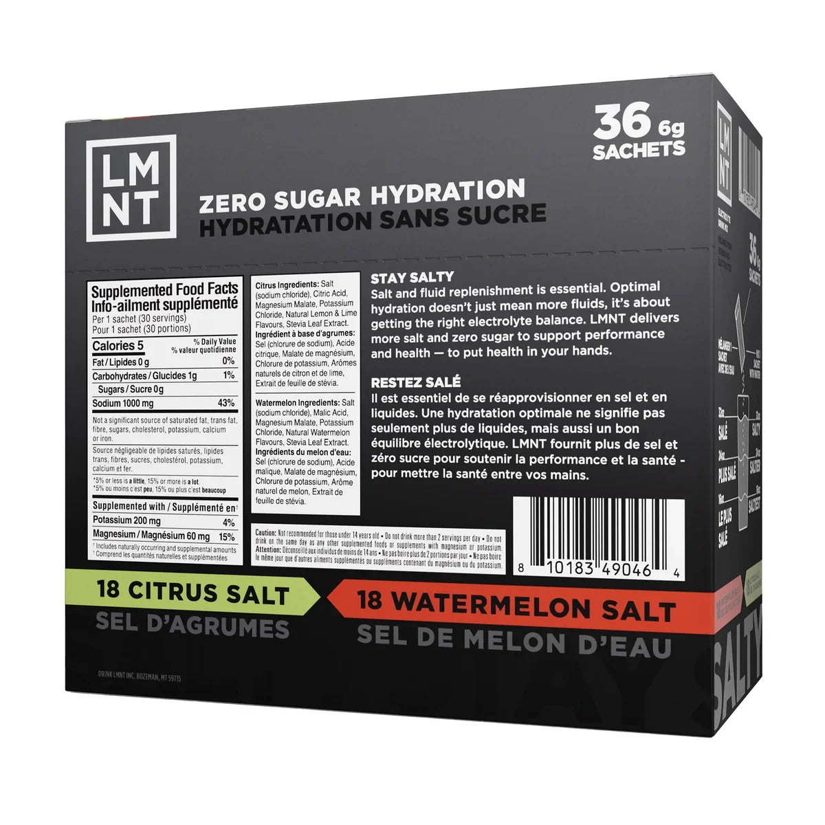 LMNT 零糖電解質補充粉 (雜錦口味) 36包裝 | 海外代購-Supplements-FIT MART 香港智能健康及運動生活用品專門店：筋膜槍、瑜伽輔助工具、智能健身設備