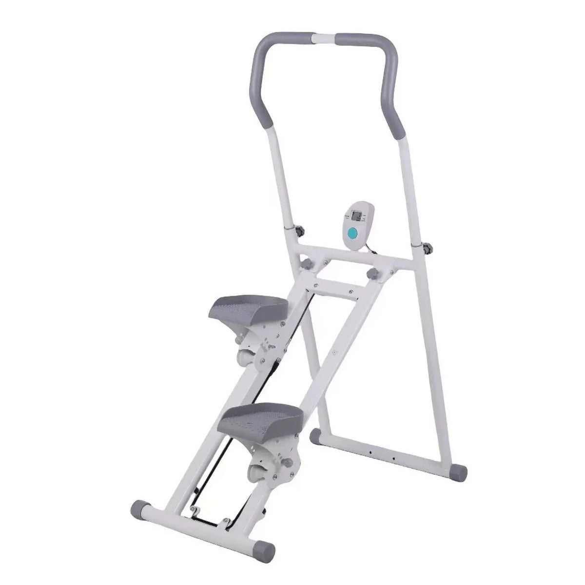 Fit Mart多功能直扶手登山步行機 (一體扶手＋數據屏＋折疊收納升級版)-室內運動機-FIT MART 香港智能健康及運動生活用品專門店：筋膜槍、瑜伽輔助工具、智能健身設備