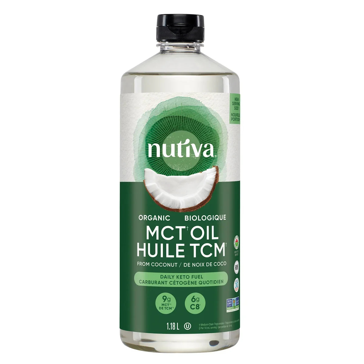 Nutiva 有機 MCT 油 (中鏈脂肪酸) 1.18公升 (生酮/防彈咖啡必備) | 海外代購-Supplements-FIT MART 香港智能健康及運動生活用品專門店：筋膜槍、瑜伽輔助工具、智能健身設備