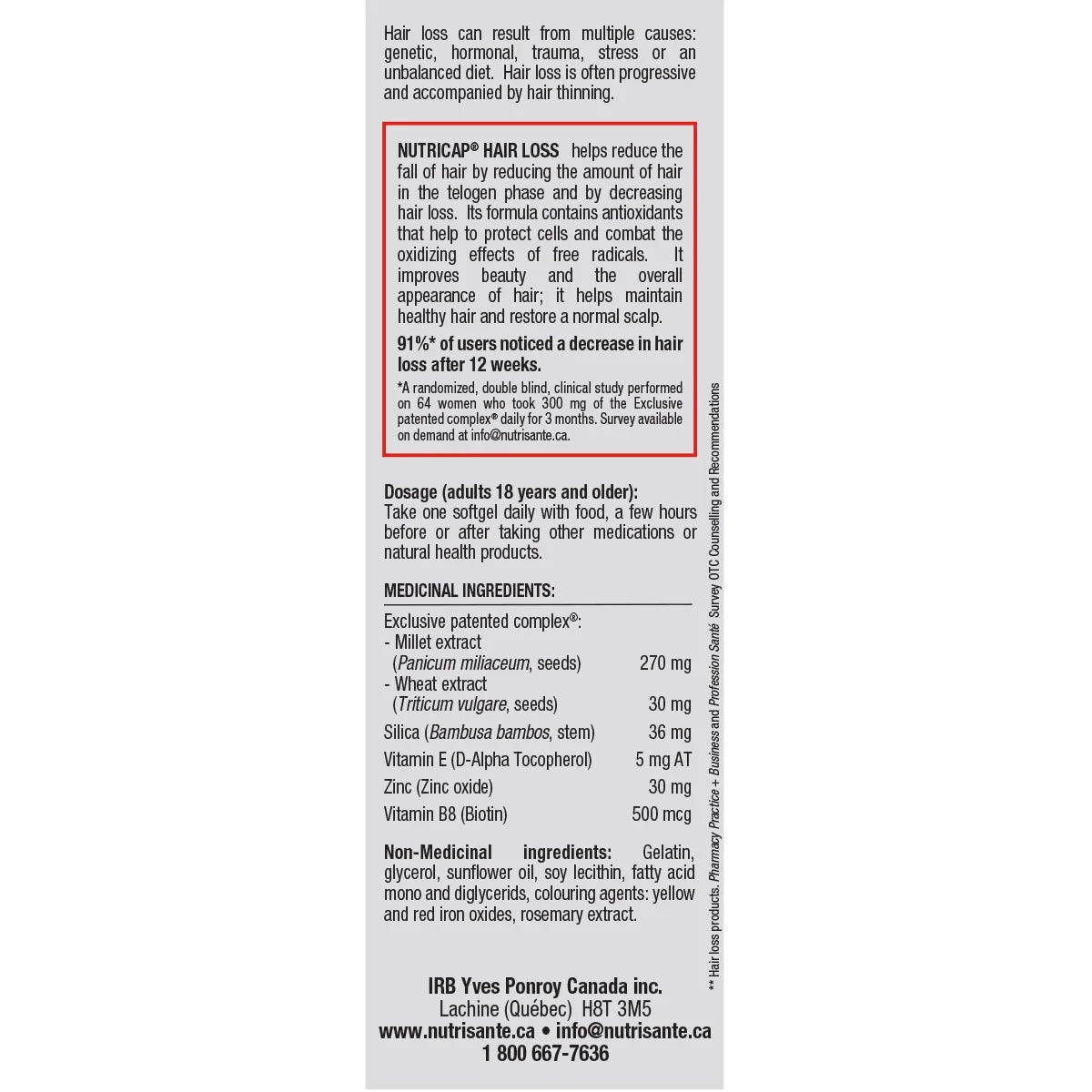 Nutricap 專業防脫髮生髮軟膠囊 (法國配方) 60粒 (30粒 x 2盒) | 海外代購-Supplements-FIT MART 香港智能健康及運動生活用品專門店：筋膜槍、瑜伽輔助工具、智能健身設備
