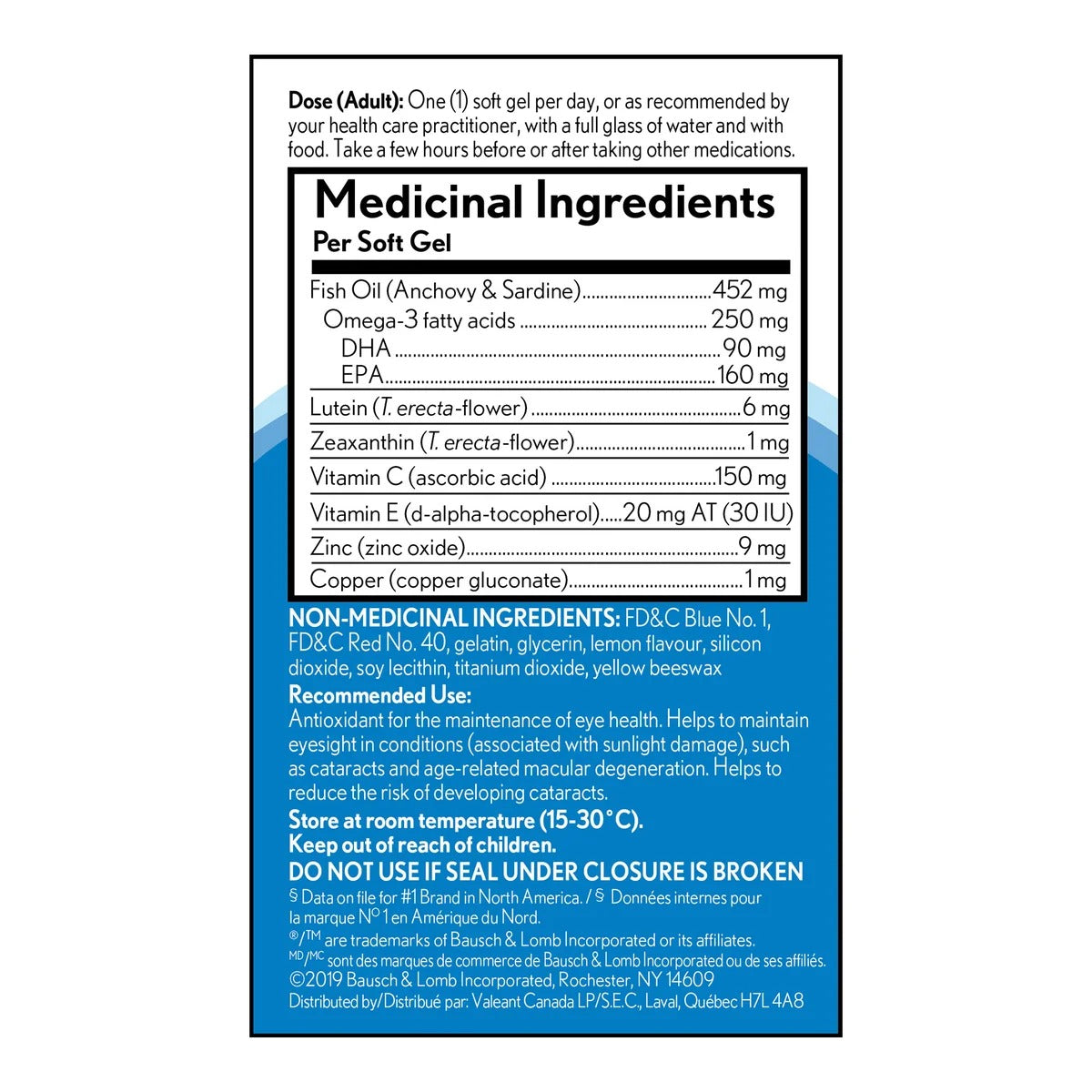 Bausch + Lomb Ocuvite 成人 50+ 護眼維他命及礦物質 (150粒 迷你軟膠囊) | 海外代購-Supplements-FIT MART 香港智能健康及運動生活用品專門店：筋膜槍、瑜伽輔助工具、智能健身設備