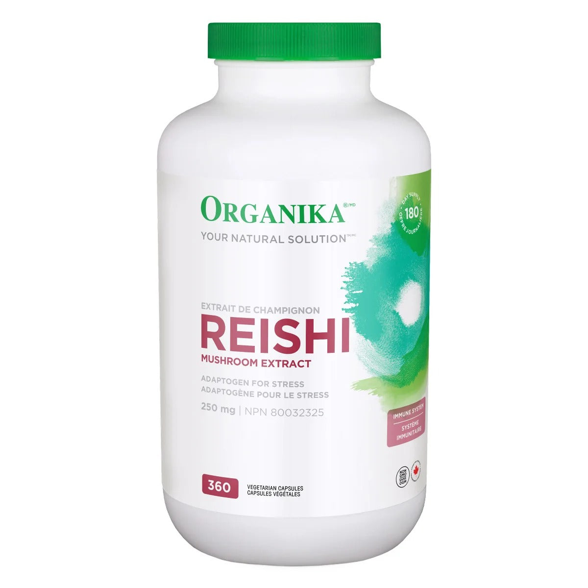 Organika 靈芝精華 (4倍濃縮) 250mg (360粒 植物膠囊) | 海外代購-Supplements-FIT MART 香港智能健康及運動生活用品專門店：筋膜槍、瑜伽輔助工具、智能健身設備