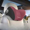 QUEES George's S2D Technology Car Seat Headrest Lumbar Support Neck Pillow - Plus Classic Skin-Friendly Edition