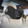 QUEES George's S2D Technology Car Seat Headrest Lumbar Support Neck Pillow - Plus Classic Skin-Friendly Edition