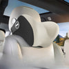 QUEES George's S2D Technology Car Seat Headrest Lumbar Support Neck Pillow - Plus Classic Skin-Friendly Edition