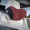 QUEES S2D Tech Car Seat Headrest Lumbar Support Neck Pillow - Ultra 7A Antibacterial Upgraded Model