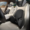 QUEES George's S2D Technology Car Seat Headrest Lumbar Support Neck Pillow - Plus Classic Skin-Friendly Edition