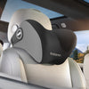 QUEES George's S2D Technology Car Seat Headrest Lumbar Support Neck Pillow - Plus Classic Skin-Friendly Edition