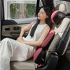 QUEES George's S2D Technology Car Seat Headrest Lumbar Support Neck Pillow - Plus Classic Skin-Friendly Edition