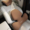 QUEES George's S2D Technology Car Seat Headrest Lumbar Support Neck Pillow - Plus Classic Skin-Friendly Edition