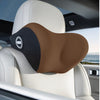 QUEES George's S2D Technology Car Seat Headrest Lumbar Support Neck Pillow - Plus Classic Skin-Friendly Edition