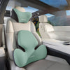 QUEES George's S2D Technology Car Seat Headrest Lumbar Support Neck Pillow - Plus Classic Skin-Friendly Edition