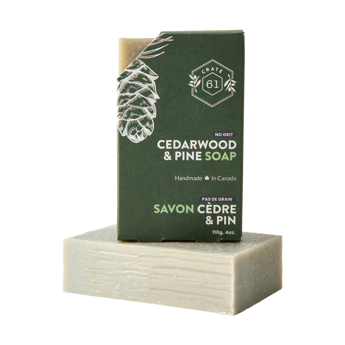Crate 61 Organics Cedarwood & Pine 手工皂｜日常生活及個人護理 | 海外代購-手工皂-FIT MART 香港智能健康及運動生活用品專門店：筋膜槍、瑜伽輔助工具、智能健身設備