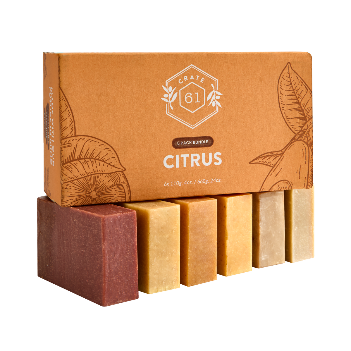 Crate 61 Organics Citrus 手工皂 套裝｜日常生活及個人護理 | 海外代購-手工皂-FIT MART 香港智能健康及運動生活用品專門店：筋膜槍、瑜伽輔助工具、智能健身設備