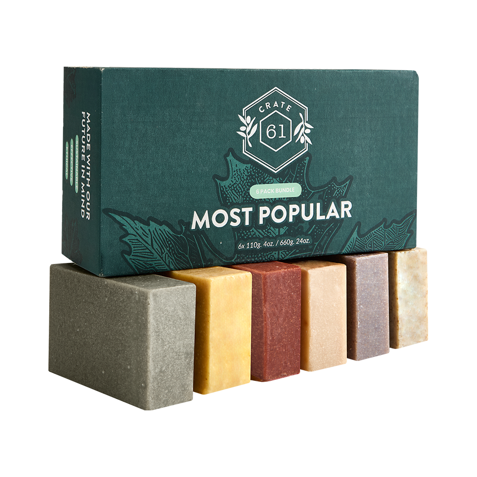 Crate 61 Organics Most Popular 手工皂 套裝｜日常生活及個人護理 | 海外代購-手工皂-FIT MART 香港智能健康及運動生活用品專門店：筋膜槍、瑜伽輔助工具、智能健身設備