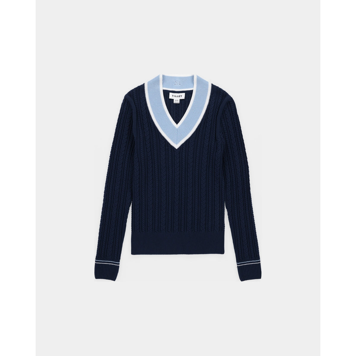 Tilley V Neck Cable 毛衣｜戶外運動及日常生活 | 海外代購-戶外服飾-FIT MART 香港智能健康及運動生活用品專門店：筋膜槍、瑜伽輔助工具、智能健身設備