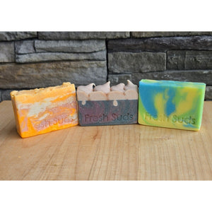 Fresh Suds Soapery Handmade Soap 禮盒套裝｜Slice of Summer 套裝｜戶外運動及日常生活 | 海外代購-手工皂套裝-FIT MART 香港智能健康及運動生活用品專門店：筋膜槍、瑜伽輔助工具、智能健身設備