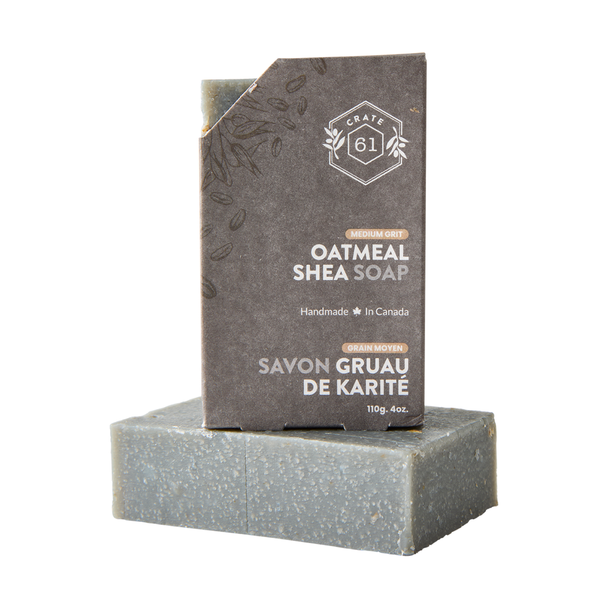 Crate 61 Organics 燕麥 Shea 手工皂｜日常生活及個人護理 | 海外代購-手工皂-FIT MART 香港智能健康及運動生活用品專門店：筋膜槍、瑜伽輔助工具、智能健身設備