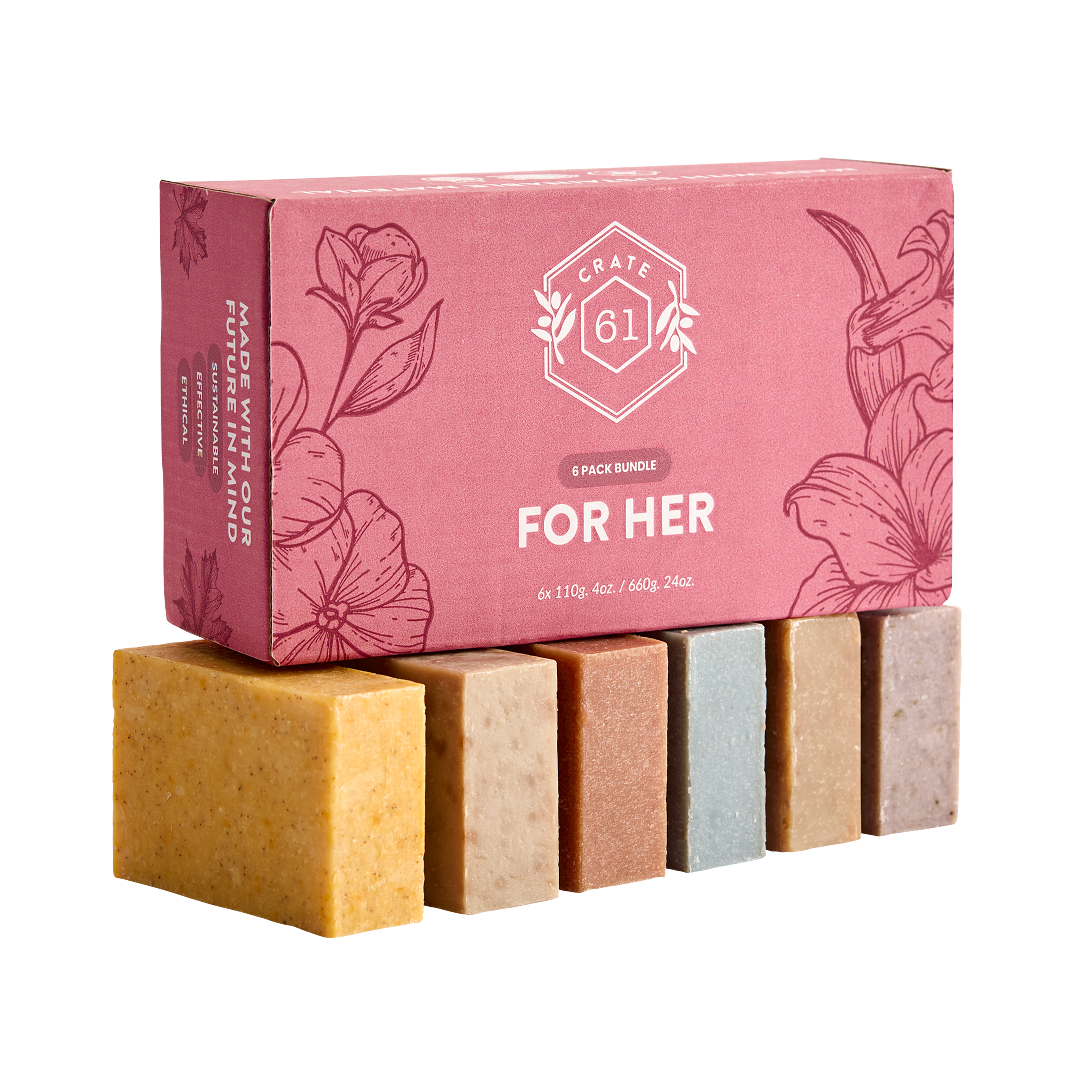 Crate 61 Organics For Her 手工皂 套裝｜日常生活及個人護理 | 海外代購-手工皂-FIT MART 香港智能健康及運動生活用品專門店：筋膜槍、瑜伽輔助工具、智能健身設備