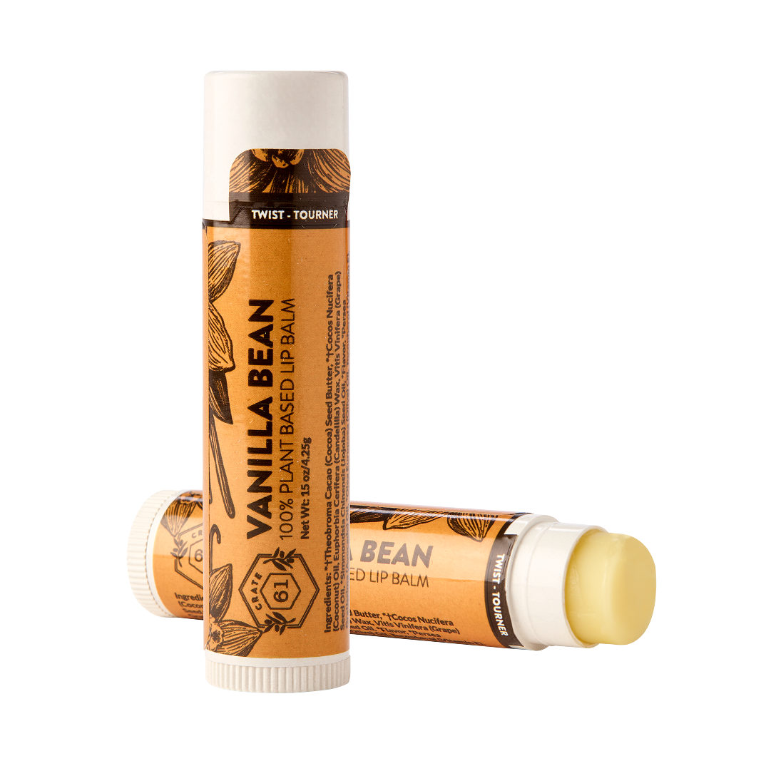 Crate 61 Organics Vanilla Bean 潤唇膏｜日常生活及個人護理 | 海外代購-潤唇膏-FIT MART 香港智能健康及運動生活用品專門店：筋膜槍、瑜伽輔助工具、智能健身設備