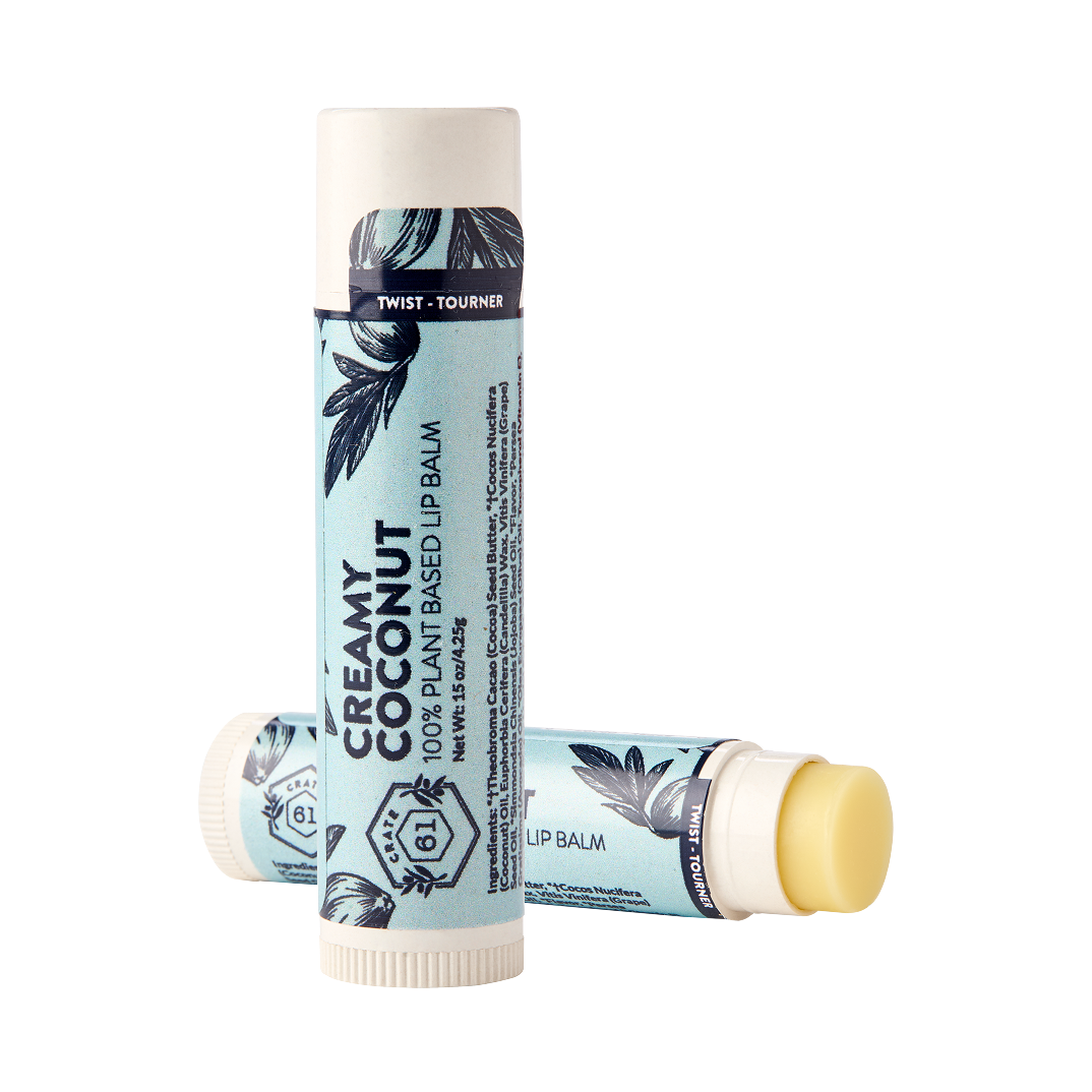 Crate 61 Organics Creamy Coconut 潤唇膏｜日常生活及個人護理 | 海外代購-潤唇膏-FIT MART 香港智能健康及運動生活用品專門店：筋膜槍、瑜伽輔助工具、智能健身設備