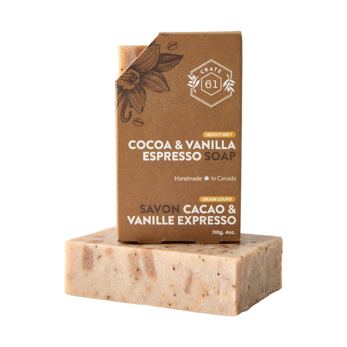 Crate 61 Organics Cocoa & Vanilla Espresso 手工皂｜日常生活及個人護理 | 海外代購-手工皂-FIT MART 香港智能健康及運動生活用品專門店：筋膜槍、瑜伽輔助工具、智能健身設備