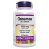 Webber Naturals 20倍特強肉桂精華 (穩定血糖配方) 120粒 (60粒 x 2樽) | 海外代購 - canadahk