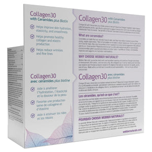Webber Naturals Collagen30 全效膠原蛋白 + 神經醯胺 (美肌鎖水配方) 200粒 | 海外代購-Supplements-FIT MART 香港智能健康及運動生活用品專門店：筋膜槍、瑜伽輔助工具、智能健身設備