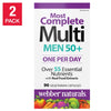 Webber Naturals 男士 50+ 全效綜合維他命 (Most Complete) 180粒 (90粒 x 2樽)-Supplements-FIT MART 香港智能健康及運動生活用品專門店：筋膜槍、瑜伽輔助工具、智能健身設備