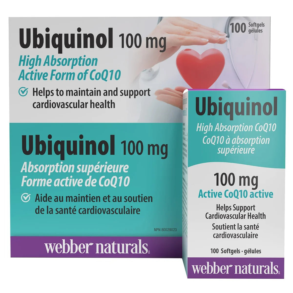 Webber Naturals 活性還原型 Q10 (Ubiquinol) 100mg (200粒 超值套裝) | 海外代購-Supplements-FIT MART 香港智能健康及運動生活用品專門店：筋膜槍、瑜伽輔助工具、智能健身設備